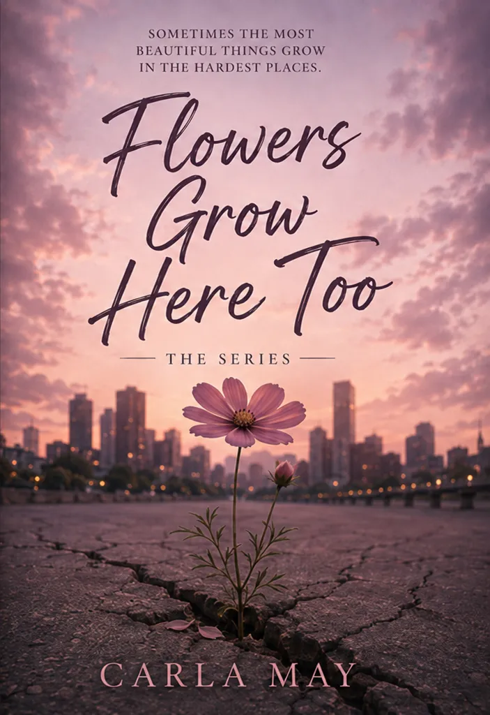 Cover of Flowers Grow Here Too by Carla May
